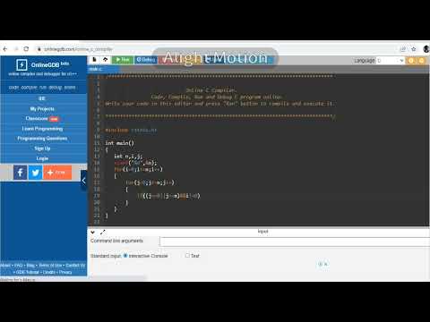 Pattern printing program using C language || To print Alphabet "A" using "*" symbol