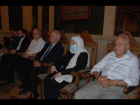 عزاء المرحوم الدكتور غسان حمود في قاعة مسجد الحاج بهاء الدين الحريري في صيدا