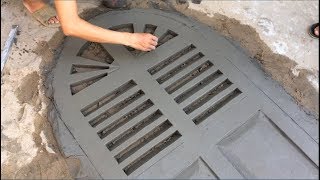 How To Build A Concrete Window From Sand And Cement Great | Excellent Craft Technique