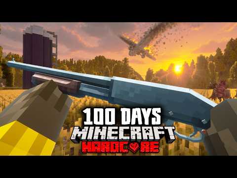 I Survived 100 Days in PLANE Crash Evolved Parasite in Hardcore Minecraft thumbnail