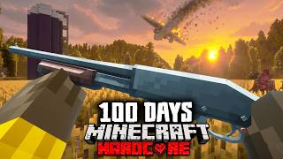 I Survived 100 Days in PLANE Crash Evolved Parasite in Hardcore Minecraft