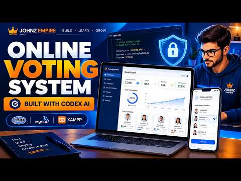 Building an Online Voting System with Codex AI | PHP, MySQL & XAMPP