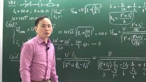 VẬT LÍ 12 _ĐIỆN XOAY CHIỀU CHỦ ĐỀ 3_MẠCH R,L,C NỐI TIẾP.43. Bài toán liên quan đến cực trị (T12)