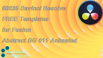 0036 Davinci Resolve FREE Templates for Fusion Abstract BG 011