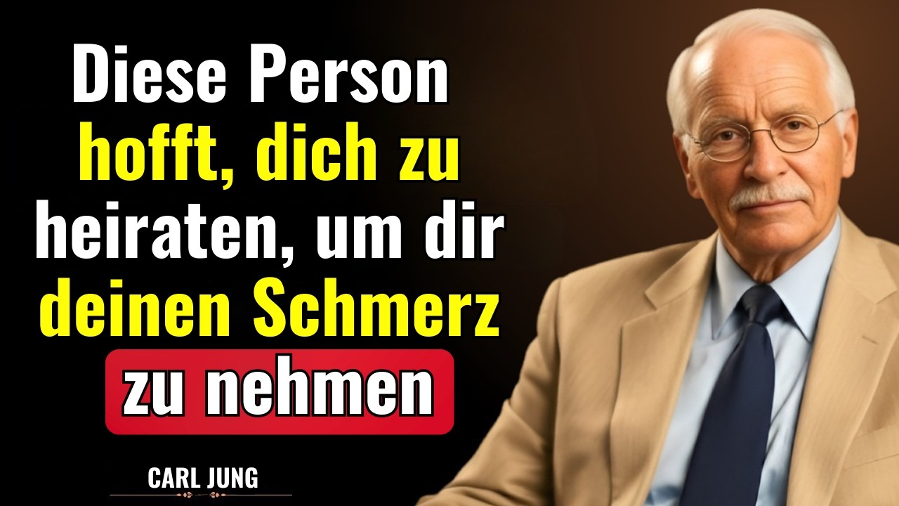 DIESE PERSON HOFFT, DICH ZU HEIRATEN, UM DEINEN SCHMERZ ZU NEHMEN | CARL JUNG