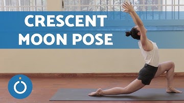 YOGA for BEGINNERS - CRESCENT MOON POSE 🌙 (Anjaneyasana)