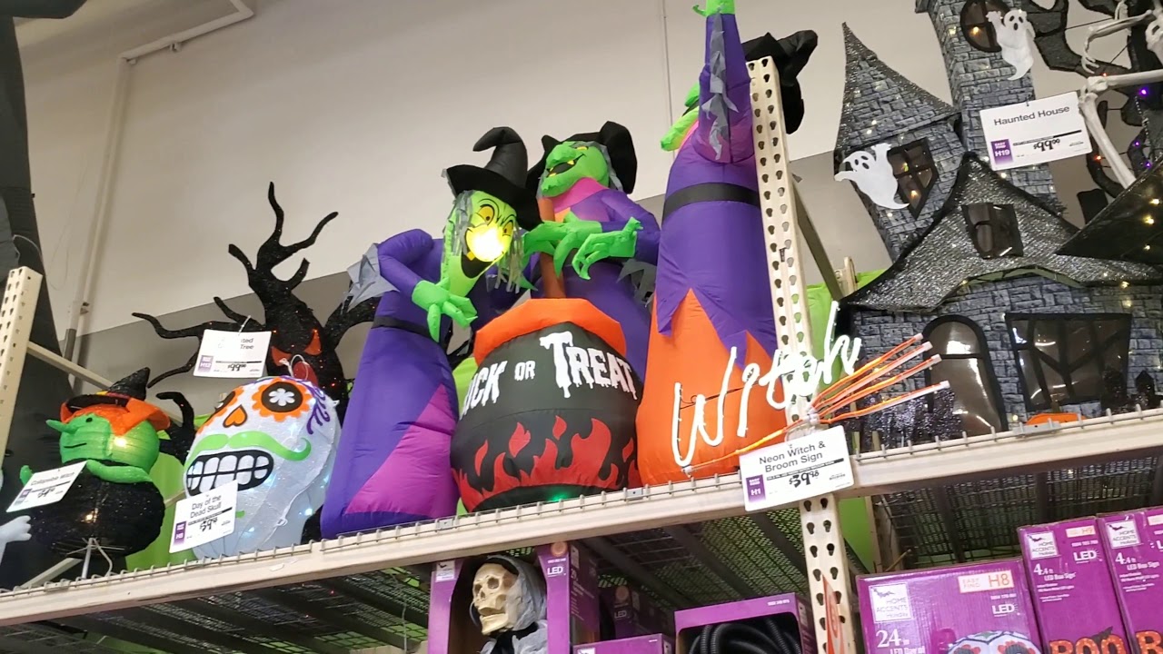 Halloween at Home Depot 2019 YouTube