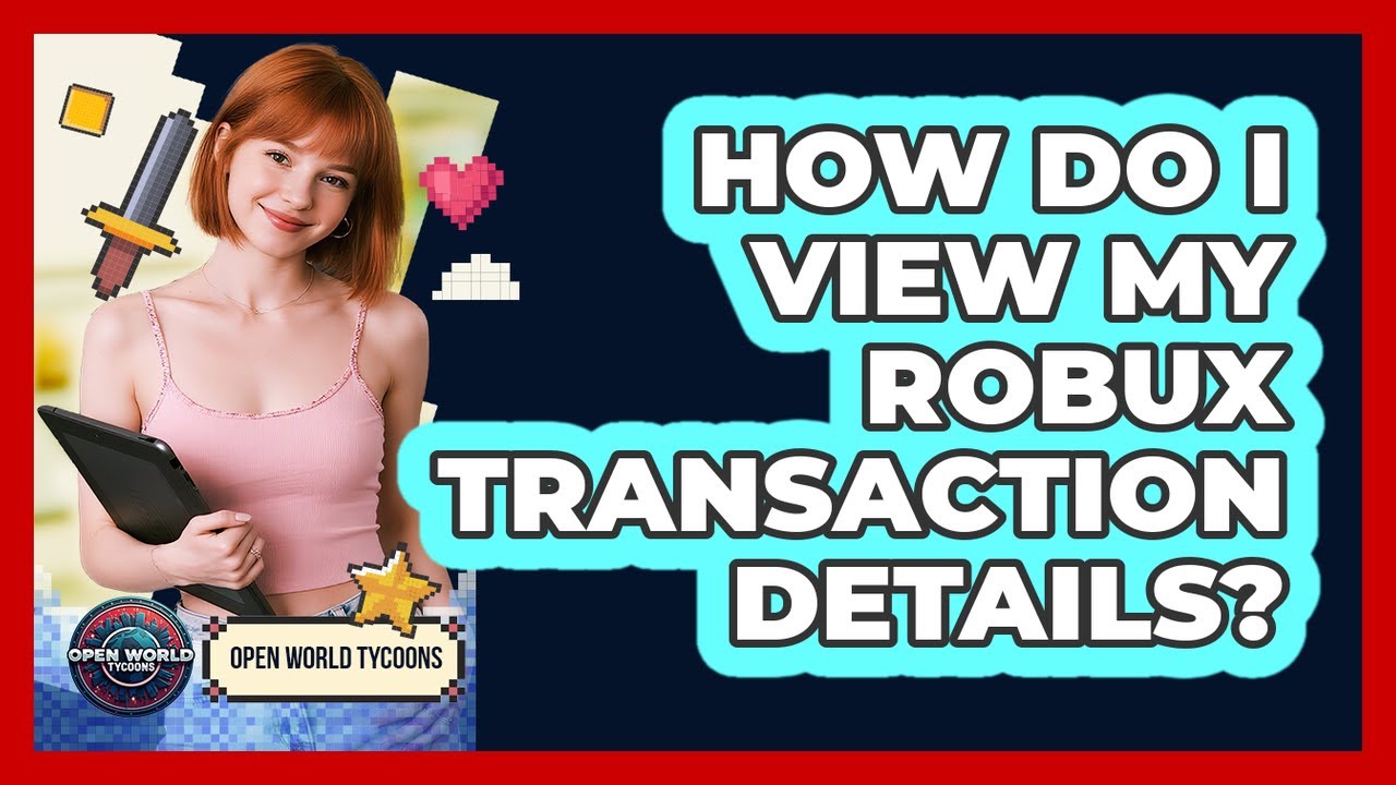 How Do I View My Robux Transaction Details? - YouTube