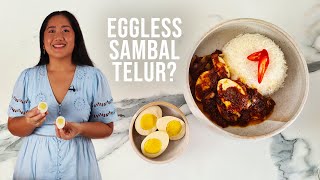 Vegan Hard Boiled EGGS | Eggless Sambal Telur