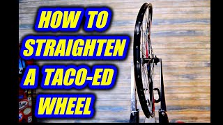How To Fix Or Straighten A Taco'd Bicycle Wheel