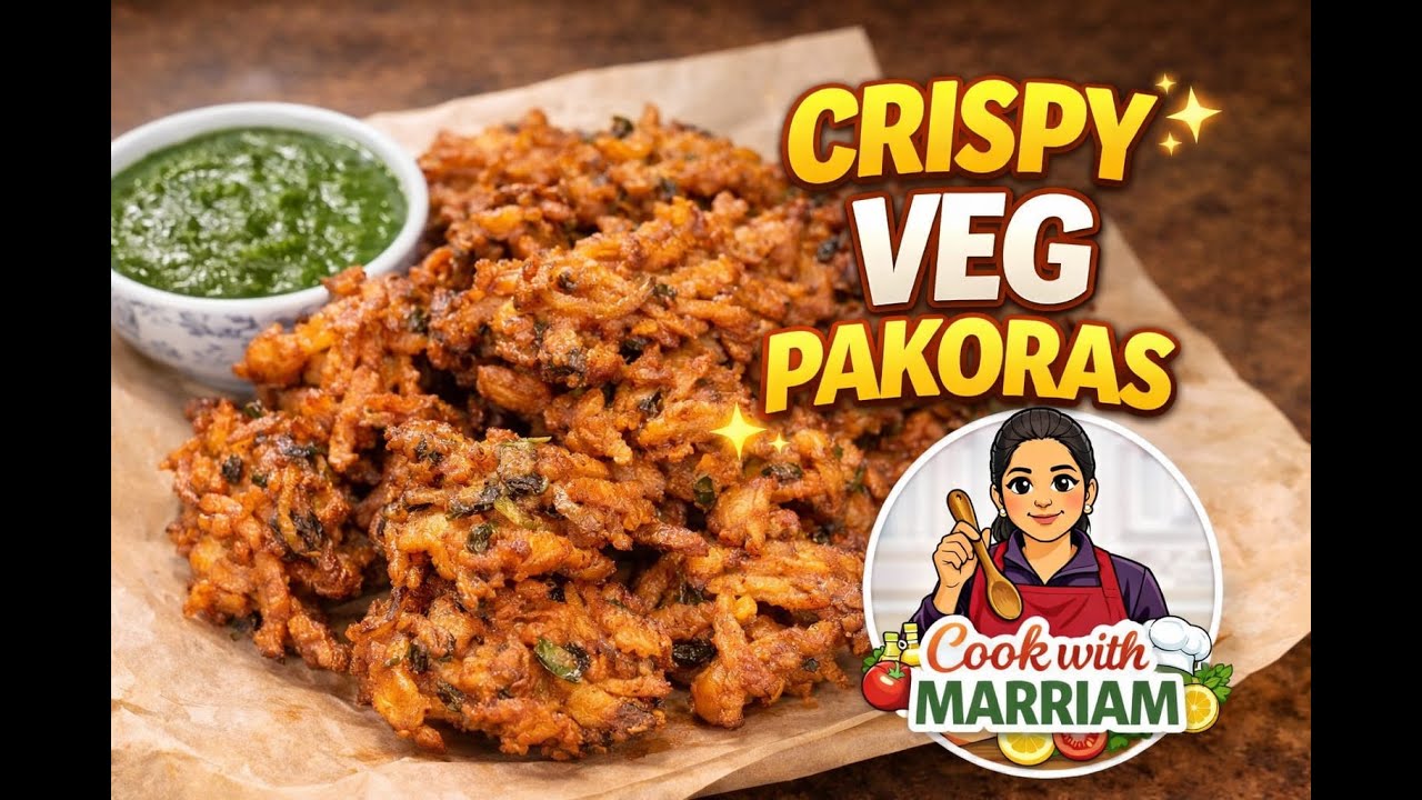 Crispy Vegetable Pakoras|Pakistani Style vegetables Pakoras