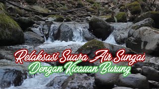 Suara Air Sungai Mengalir Dan Kicau Burung Relaksasi Pikiran