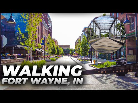 Walking Fort Wayne's Nicest Area : The Landing & Promenade Park (June 2021)