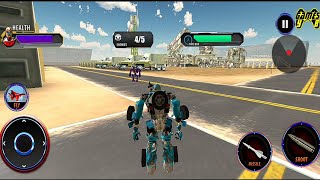 Real Jet War Robot Shooting: Robot Games - Android Gameplay 1080p60 screenshot 4