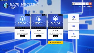 Overwatch 2 - hero mastery Echo recruit-agent-veteran 5 star