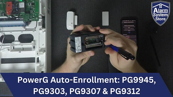 How to Auto-Enroll the PG9945, PG9303, PG9307, and PG9312 PowerG Door/Window Contacts