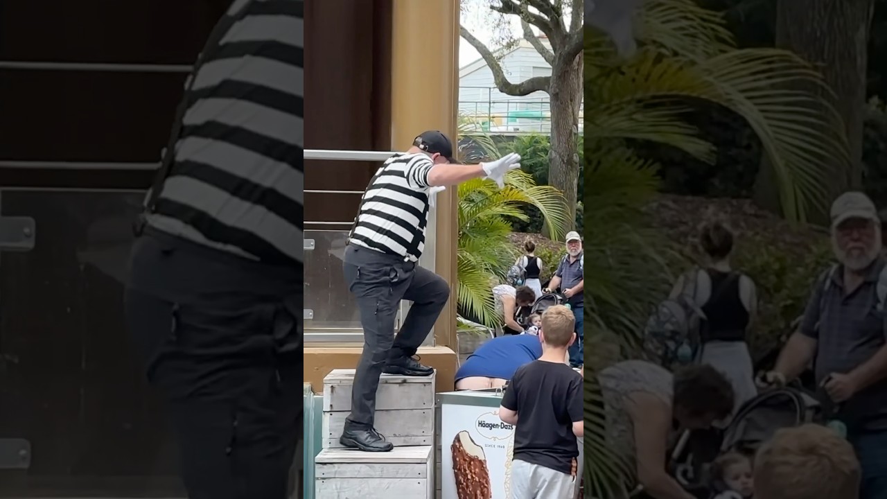 Вау 😂 Том-мим из Seaworld Orlando 