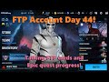 Marvel Future Fight: Free to Play Account Day-44!  FTP Card tips and Epic Quest grind!