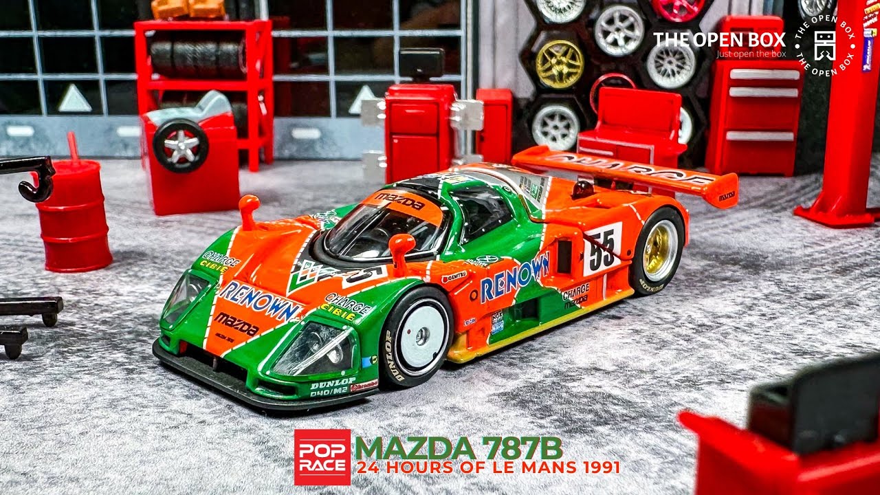 Unboxing Pop Race 1:64 MAZDA 787B 24 Hours of Le Mans 1991
