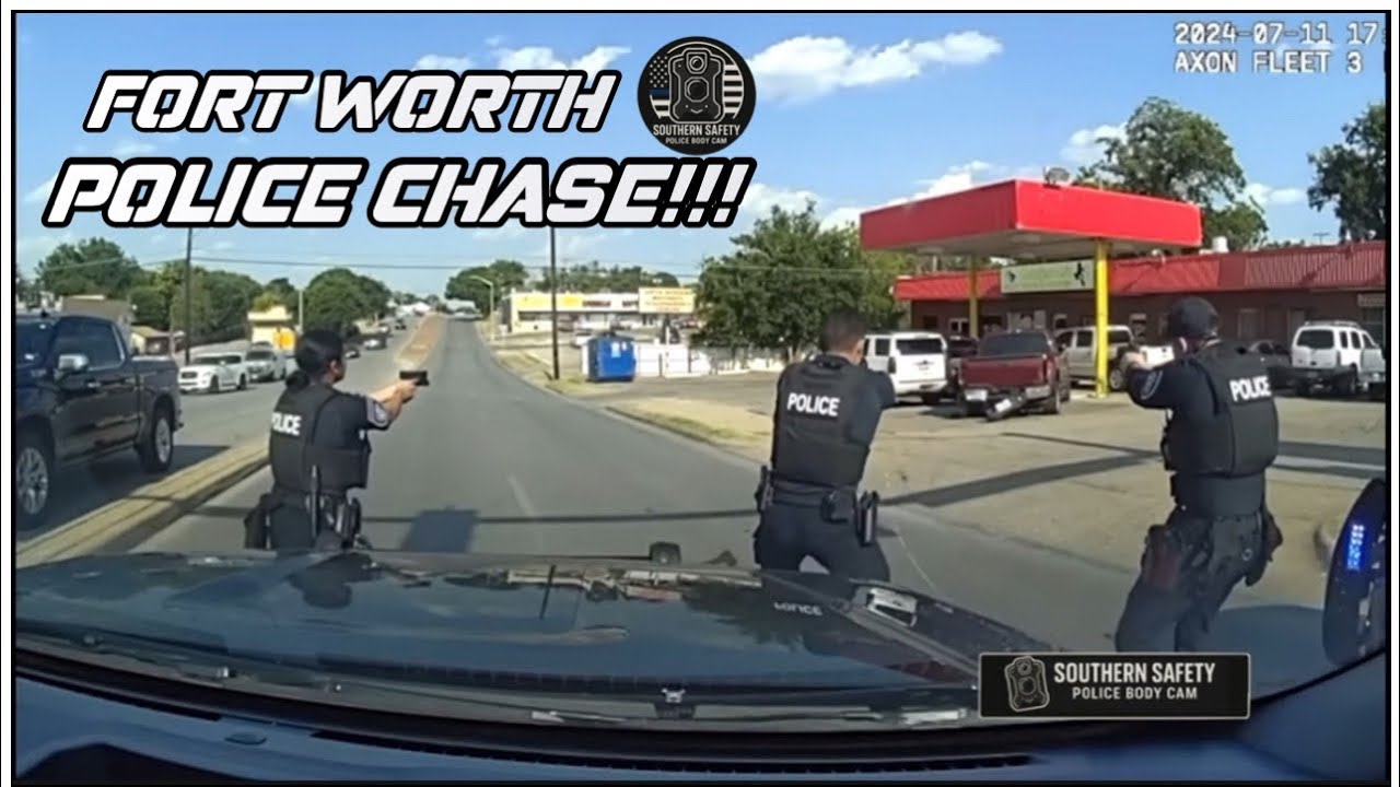 Fort Worth Police Take Down Armed Suspect After High-Speed Chase and ...