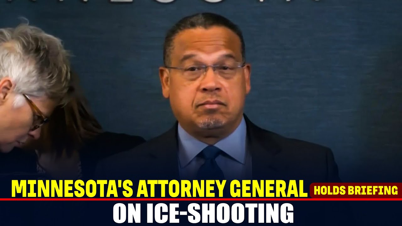 LIVE: Minnesota's Attorney General holds briefing on ICE-related shooting | Minneapolis shooting