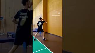 Badminton Trick Shot Alert 🚨 #shorts #badminton #badmintonlovers #trickshot #viral