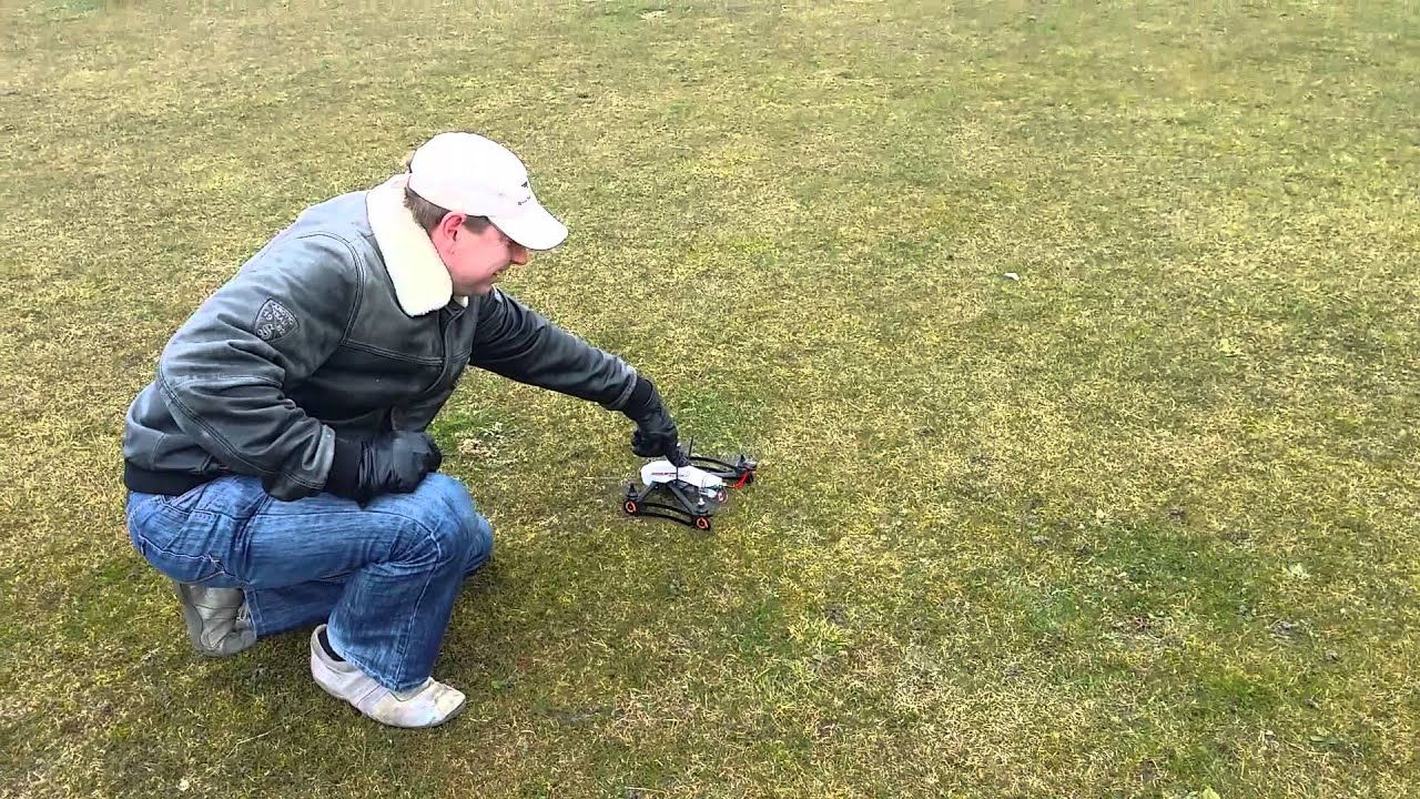 Eerste test fpv racen@E.M.C.R. Rozenburg.