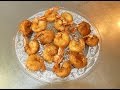 Camarones rebosados al coco   crevettes panes au coco