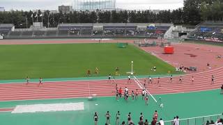 男子4×400mR_決勝4組_第50回北海道高体連札幌支部新人陸上20180819