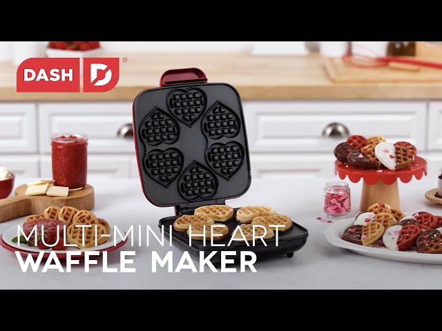 Multi Mini Heart Waffle Maker – Dash