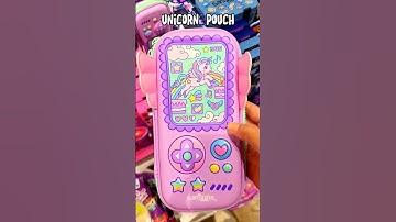 UNICORN STATIONERY 🦄🔮🖍 #schoolsupplies #stationery