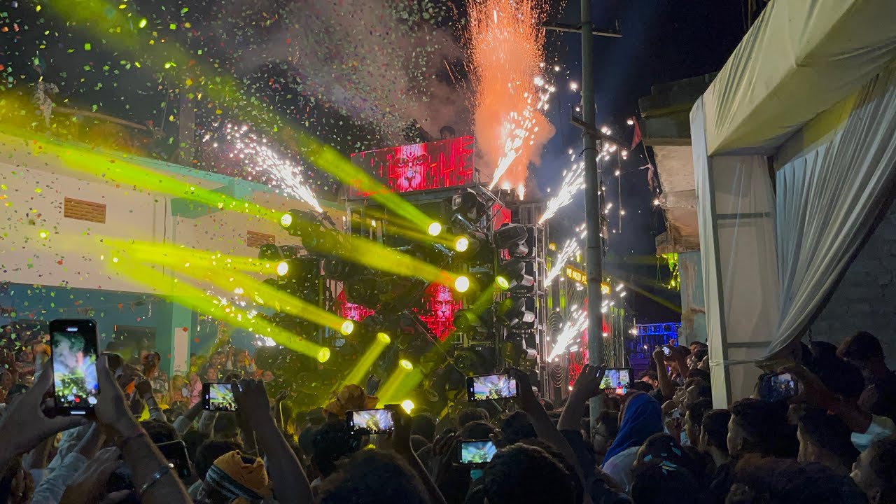 Dj Tanmay Vibrators Kandarsingh Village Laxmi Puja Bhasani ￼Super Show 2025 // Happy Music Event 