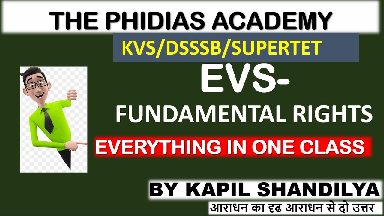 मौलिक अधिकार || Fundamental Rights|| Legal RIghts || Kapil Shandilya || @thephidiasacademy