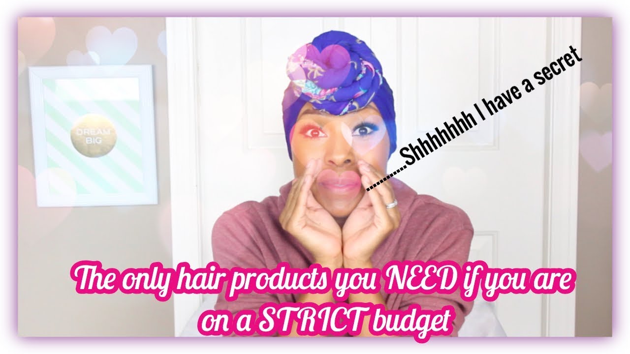 STRICT BUDGET MUST HAVE Hair Products | I Shaved My Hair - YouTube