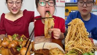 Mukbang food challenge new with real sound #d9mukbang #mukbang screenshot 4