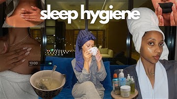 The SLEEP HYGIENE routine that CHANGED my life ☽ | Easy healthy habits for quality sleep |
