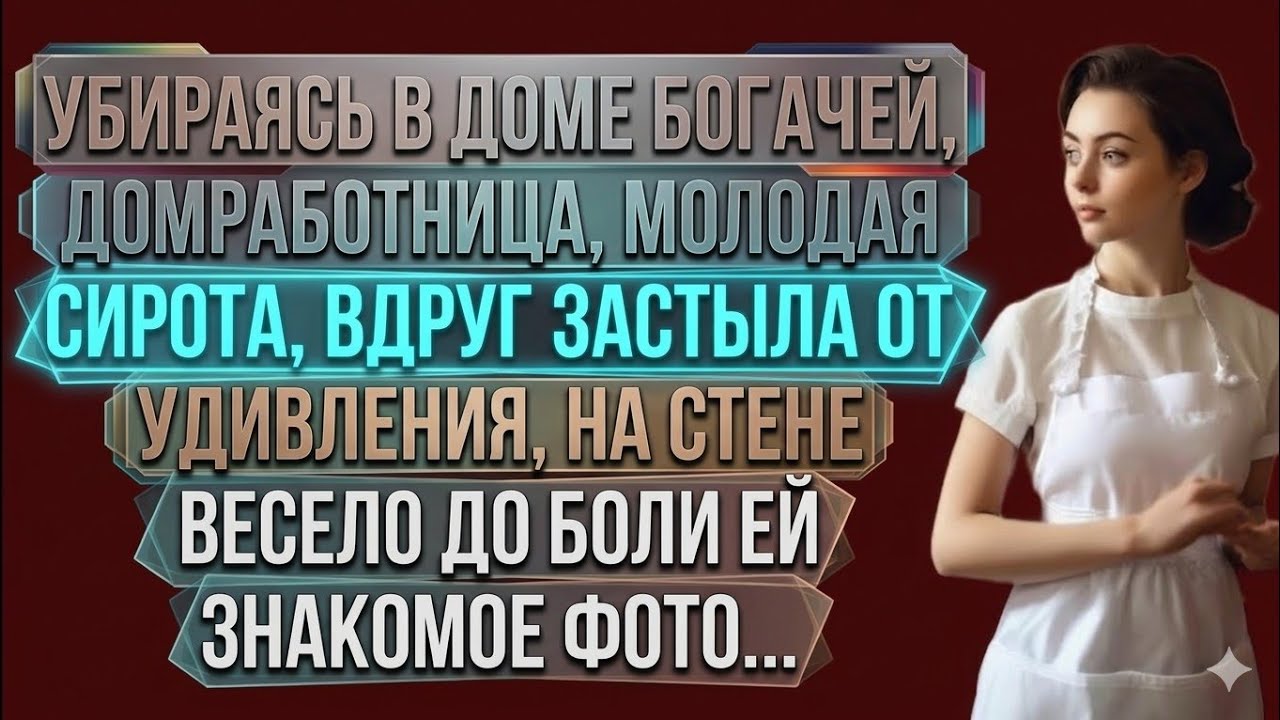 Убираясь в доме богачей, домработница, молодая сирота, вдруг застыла от ...