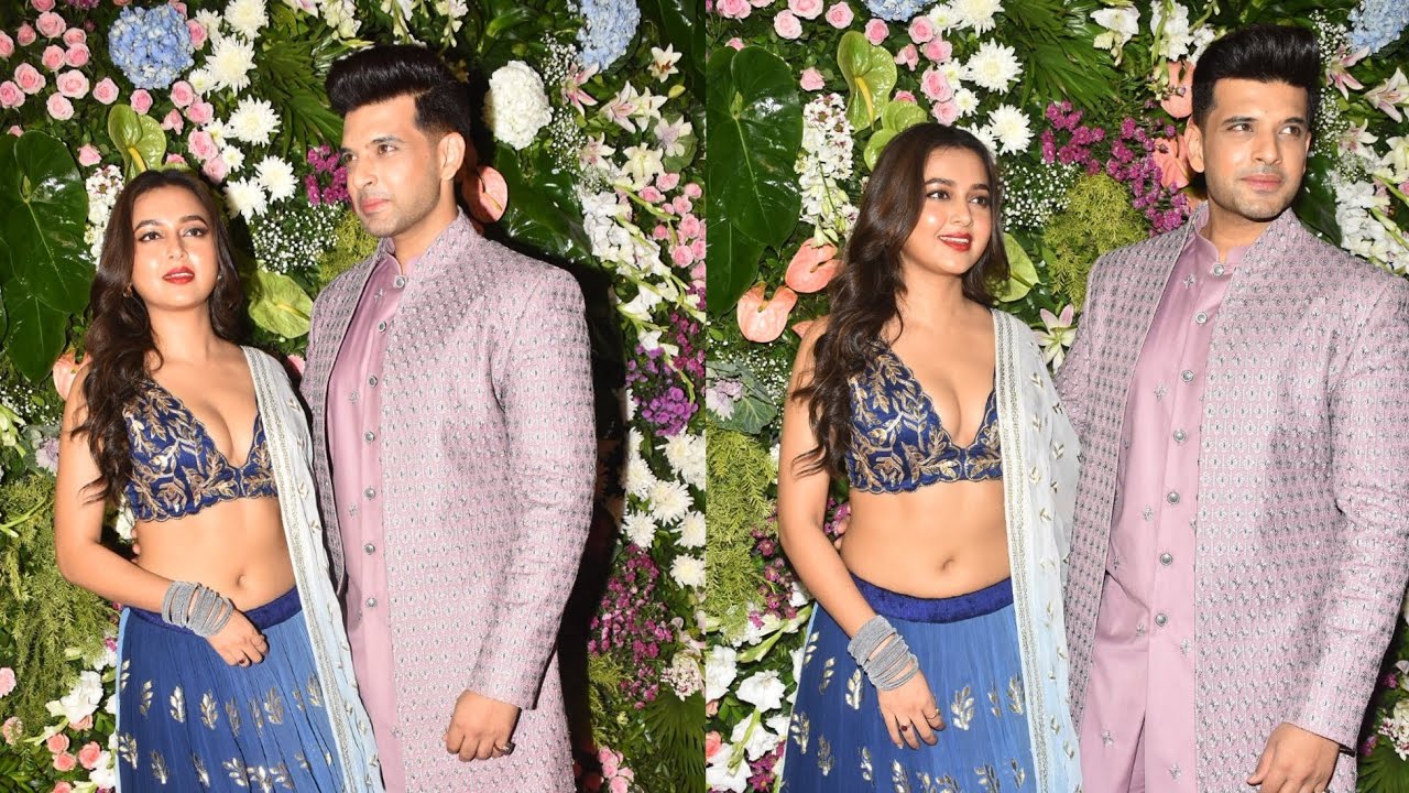 Tejasswi Prakash And Karan Kundrra EXIT At Ekta Kapoor Diwali Party 2023
