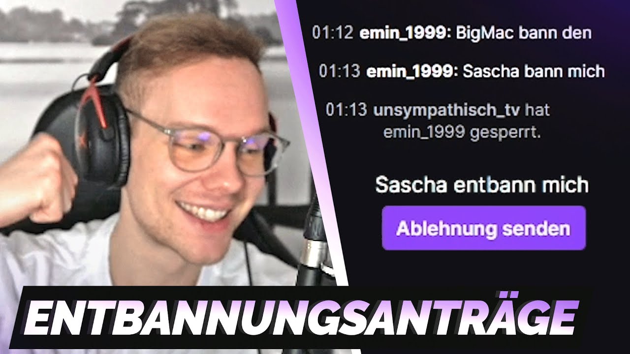 BigMac den BAN ich selbst weg! 💪😎 | Entbannungsanträge Bingo