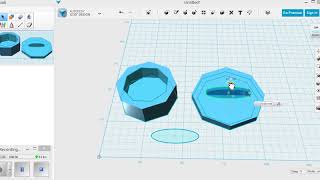 123D Design Basic - Keepsake Box 3 - Lid Handle