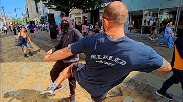 When Street Bullies Mess With The Wrong Guy!