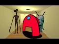 Scary Among Us, Plankton Aughh And Siren Head Nextbot Gmod