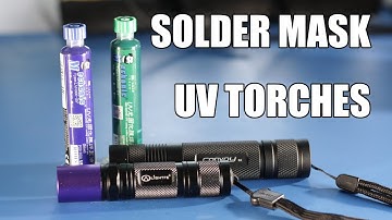 SDG #105 UV Curable Solder Mask and UV Torches