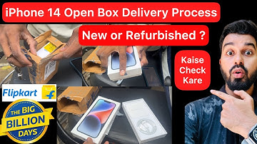 iPhone Open Box Delivery Process | Without Setup Kaise Check kare ? | Flipkart big billion day 2023