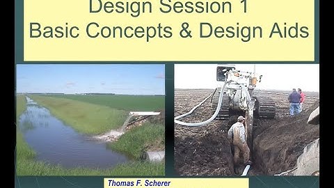 Fundamentals of Agricultural Tile Drainage Design: by Tom Scherer, NDSU Extension Engineer