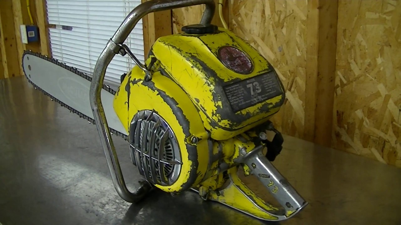 McCulloch chainsaw model 73 gear drive YouTube