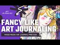 Fancy Like || Art Journal Process || Mixed Media