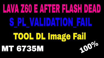 LAVA Z60 E AFTER FLASH DEAD SOLUTION 100% DONE