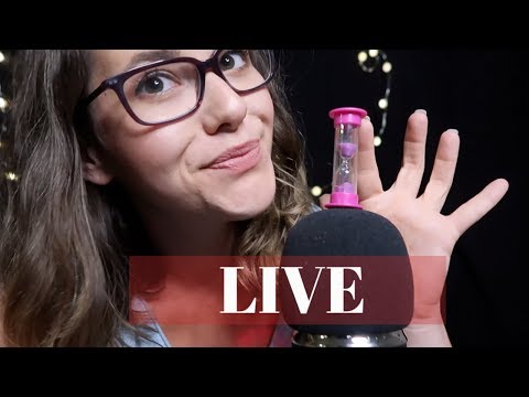 ASMR LIVE ♡ Lust auf ein paar Gute Nacht Tingles? Whispers, Tapping, Sandy Sounds