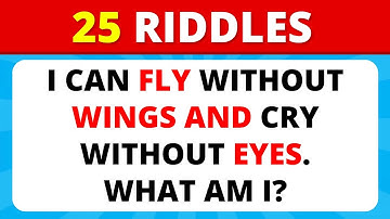Only a Genius Can Solve These 25 Riddles✅️🧠 Brain Teasers & Riddle Quiz🧩